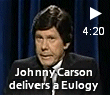 Johnny Carson delivers a Eulogy.